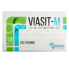 Viasit Tablets 50/500mg (1 Strip = 7 Tablets)