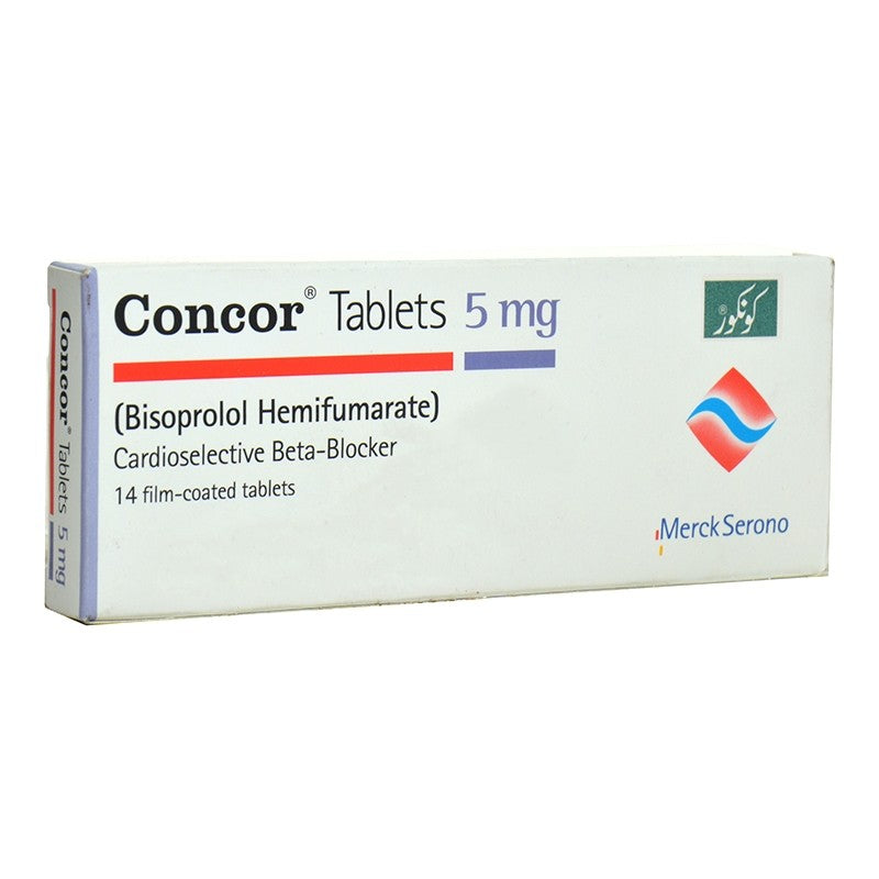 Bisoprolol Tablets 5mg (1 Box = 14 Tablets)