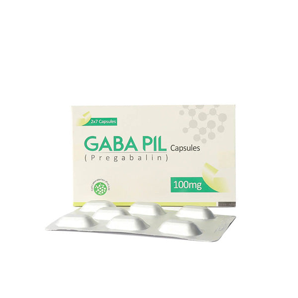 Gabapil Capsules 100mg (1 Strip = 7 Capsules)