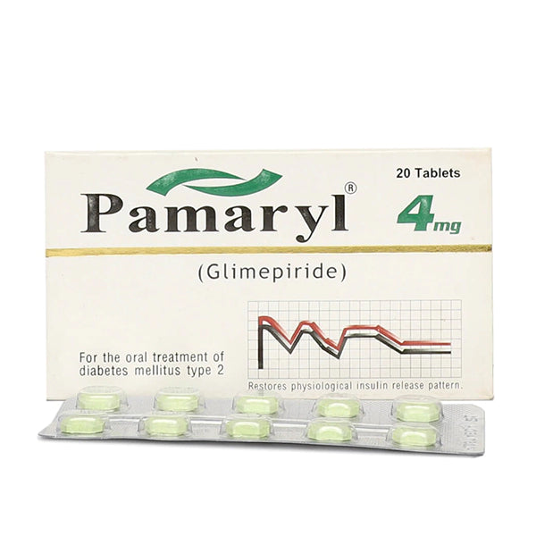 Pamaryl Tablets 4mg (1 Strip = 10 Tablets)