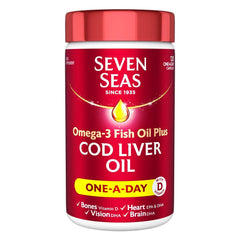 Seven Seas Pure Cod Liver Oil Capsules (1 Bottle = 120 Capsules)