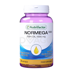 Nutrifactor Normega Fish Oil Softgel Capsules 1000mg (1 Bottle = 30 Capsules)