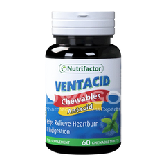 Ventacid Chewable Tablets (1 Bottle = 60 Tablets)