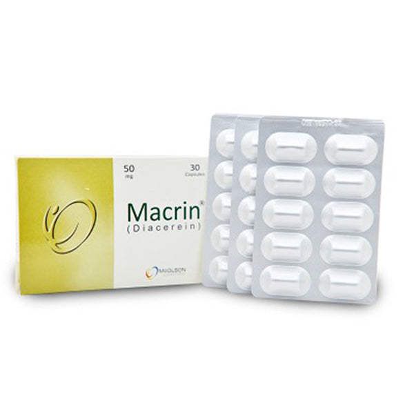 Macrin Capsules 50mg (1 Box = 3 Strips) (1 Strip = 10 Capsules)