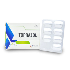 Toprazol Tablets 40mg (1 Strip = 7 Tablets)