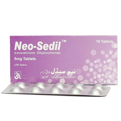 Neo-Sedil Tablets 5mg (1 Box = 2 Strips) (1 Strip = 10 Tablets)