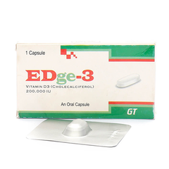 Edge-3 Tablets 200000IU (1 Box = 1 Strip)(1 Strip = 1 Tablet)
