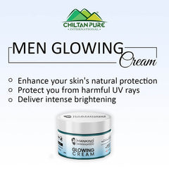 Men Glowing Cream – Light Weight Formula, Hydrates Skin, Fast Absorbing, Provides Glow to Skin & Restores Skin’s Elasticity 50ml