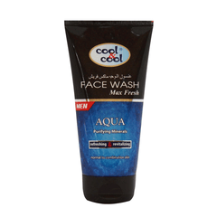 Cool and Cool Max Fresh Face Wash for Men (Aqua) 150ml