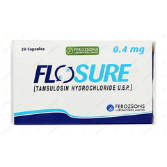 Flosure Capsules 0.4mg (1 Box = 2 Strips) (1 Strip = 10 Capsules)