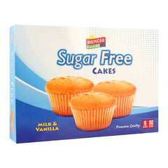 American Kuisine Sugar Free Milk & Vanilla Cup Cake 14G Pack Of 6