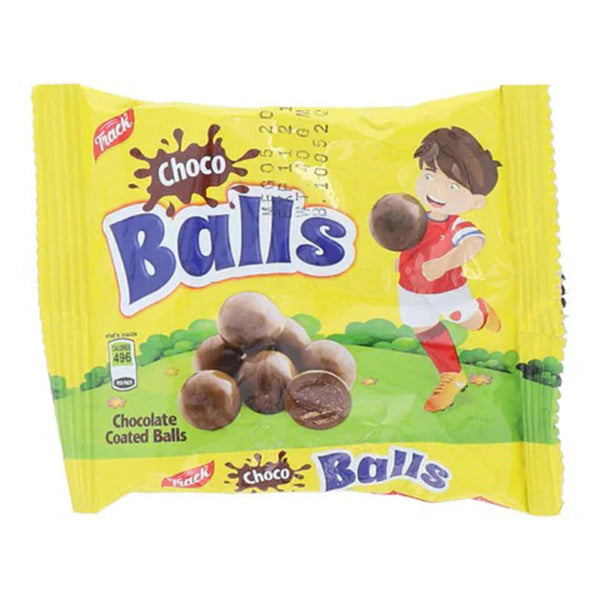 Track Chocolate Coated Balls