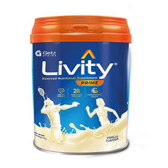 Livity Balanced Nutritional Vanilla Flavour Supplement 400g