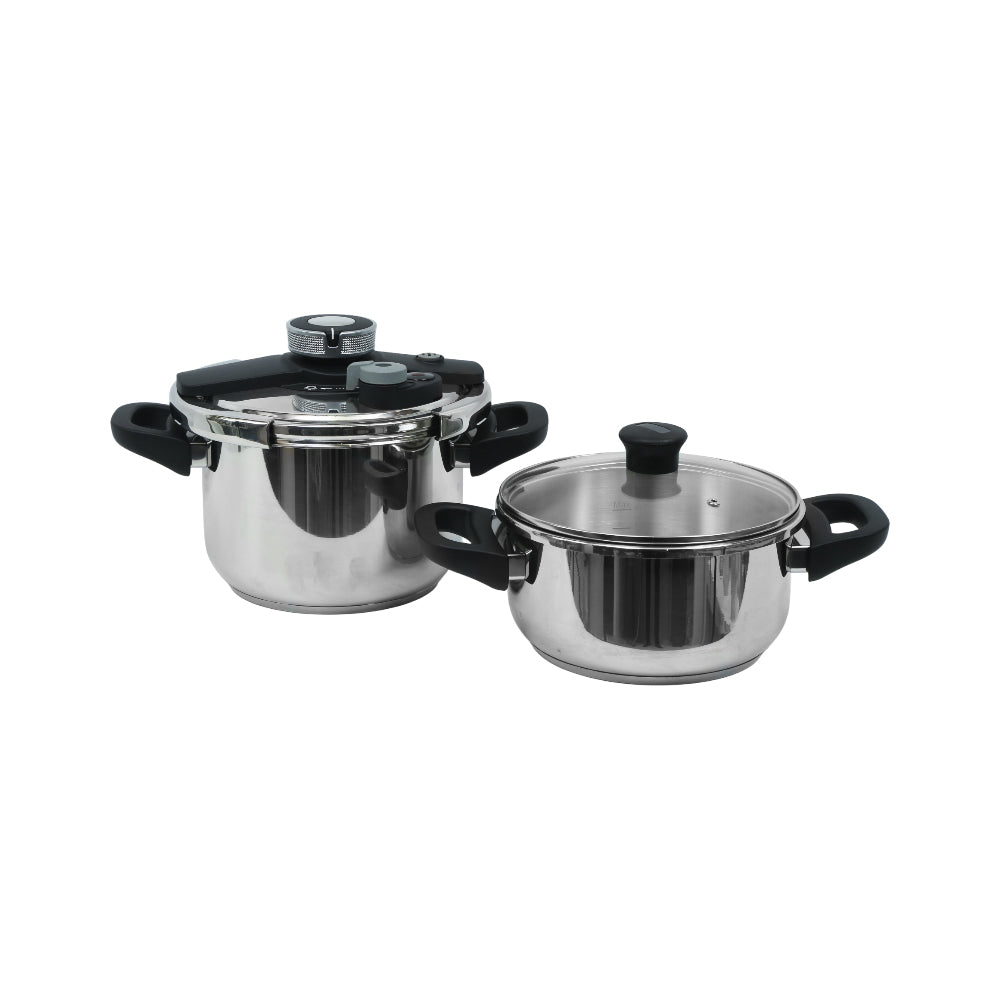 PRESSURE COOKER 4+6 LTR ROYAL KING 4720-1 Default Title - MamasJan Crockery