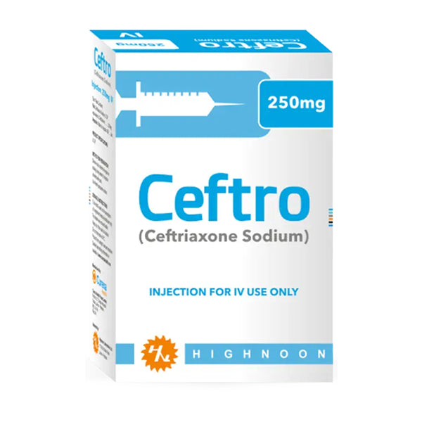 Ceftro Iv Injection 250mg (1 Box = 1 Injection)