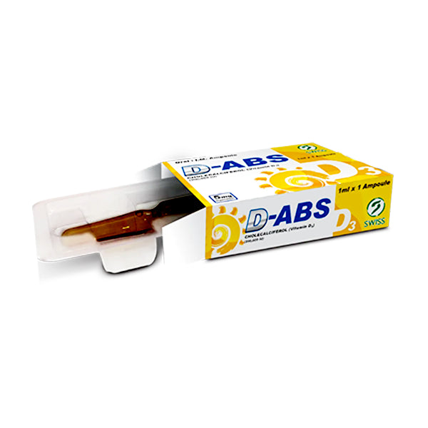 D-Abs Oral/Im 200,000Iu Injection 5mg/1ml (1 Box = 5 Injection)