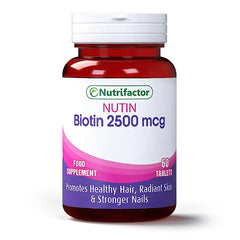 Nutrifactor Nutin Tablets 2500mcg (1 Bottle = 60 Tablets)