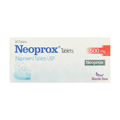 Naprox Tablets 500mg (1 Strip = 10 Tablets)