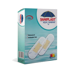 Saniplast Aqua Waterproof Bandage Large (Box = 20 Strips)