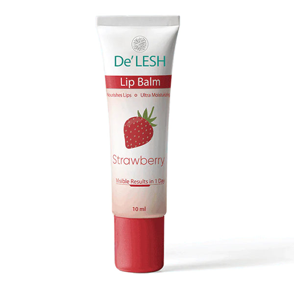 DeLesh Strawberry Lip Balm 10g