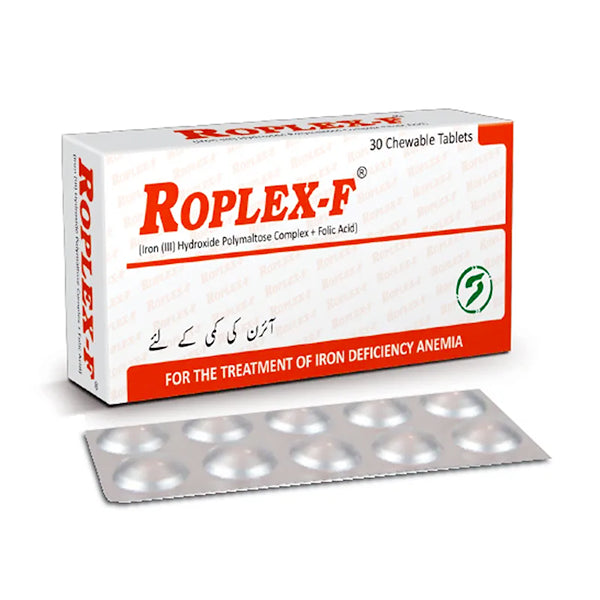Roplex-F Chewable Tablets (1 Strip = 10 Tablets)