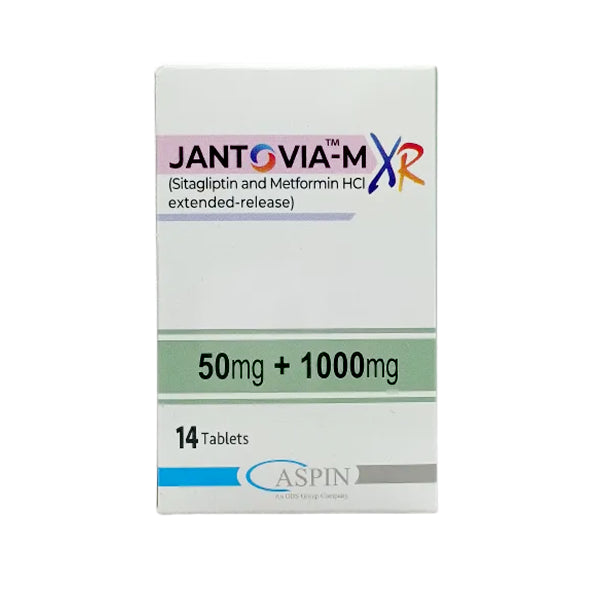 Jantovia-M XR Tablets 50/1000mg (1 Bottle = 14 Tablets)