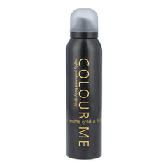 COLOUR ME BODY SPRAY GOLD FEMME FOR WOMEN 150 ML Default Title - MamasJan Grocery Nonfood