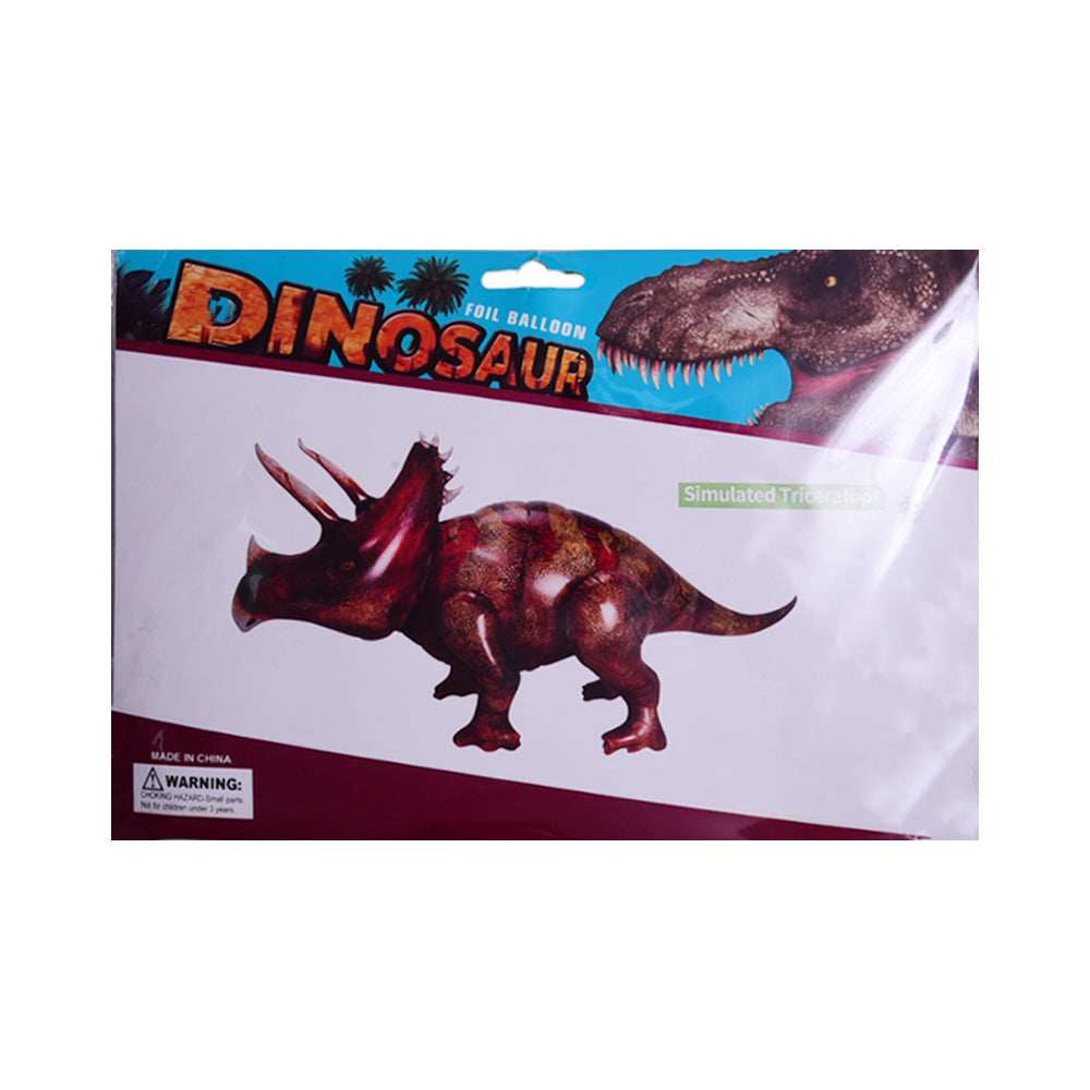 YY-F0695 FOIL BALOON TRICERATOPS IR Default Title - MamasJan Toys