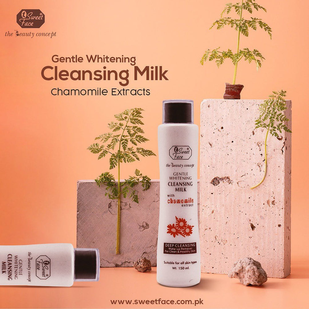 S/F GENTLE WHITENING CLEANSING MILK 150ML SF 851 Default Title - MamasJan Makeup