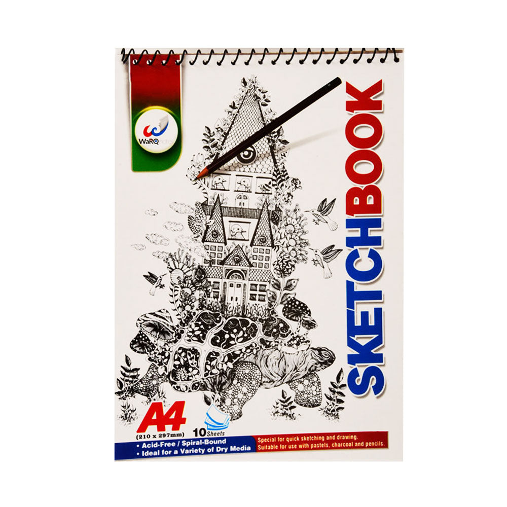 6101 WARQNOTES SKETCH BOOK 10 SHEETS A4 Default Title - MamasJan Toys