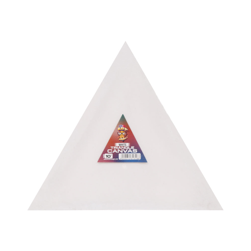 620-3510 TRIANGLE CANVAS BOARD WHITE 10 INCH Default Title - MamasJan Toys