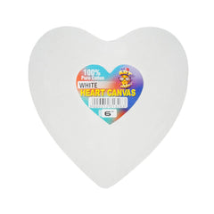 3606 CANVAS BOARD HEART 6INCH Default Title - MamasJan Toys