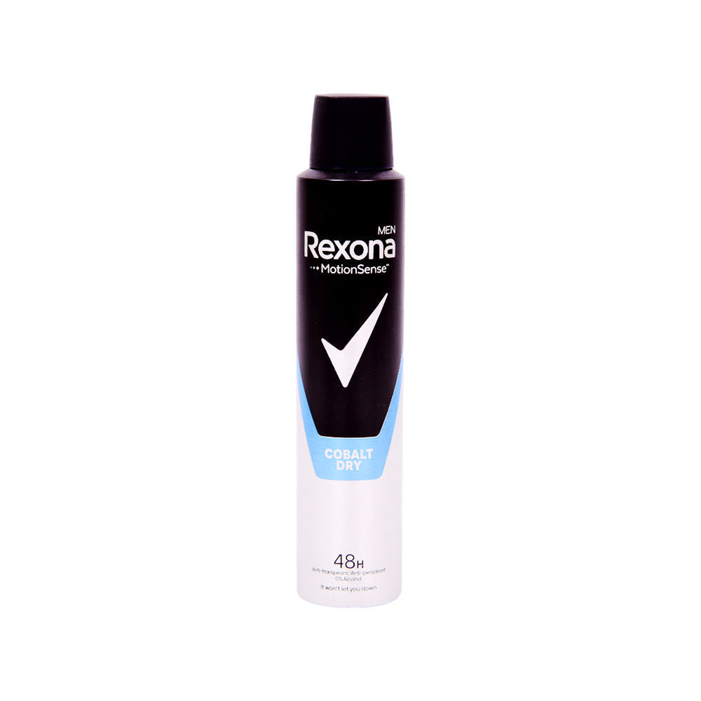 REXONA MEN DEODORANT COBALT DRY 48H 200 ML Default Title - MamasJan perfumes