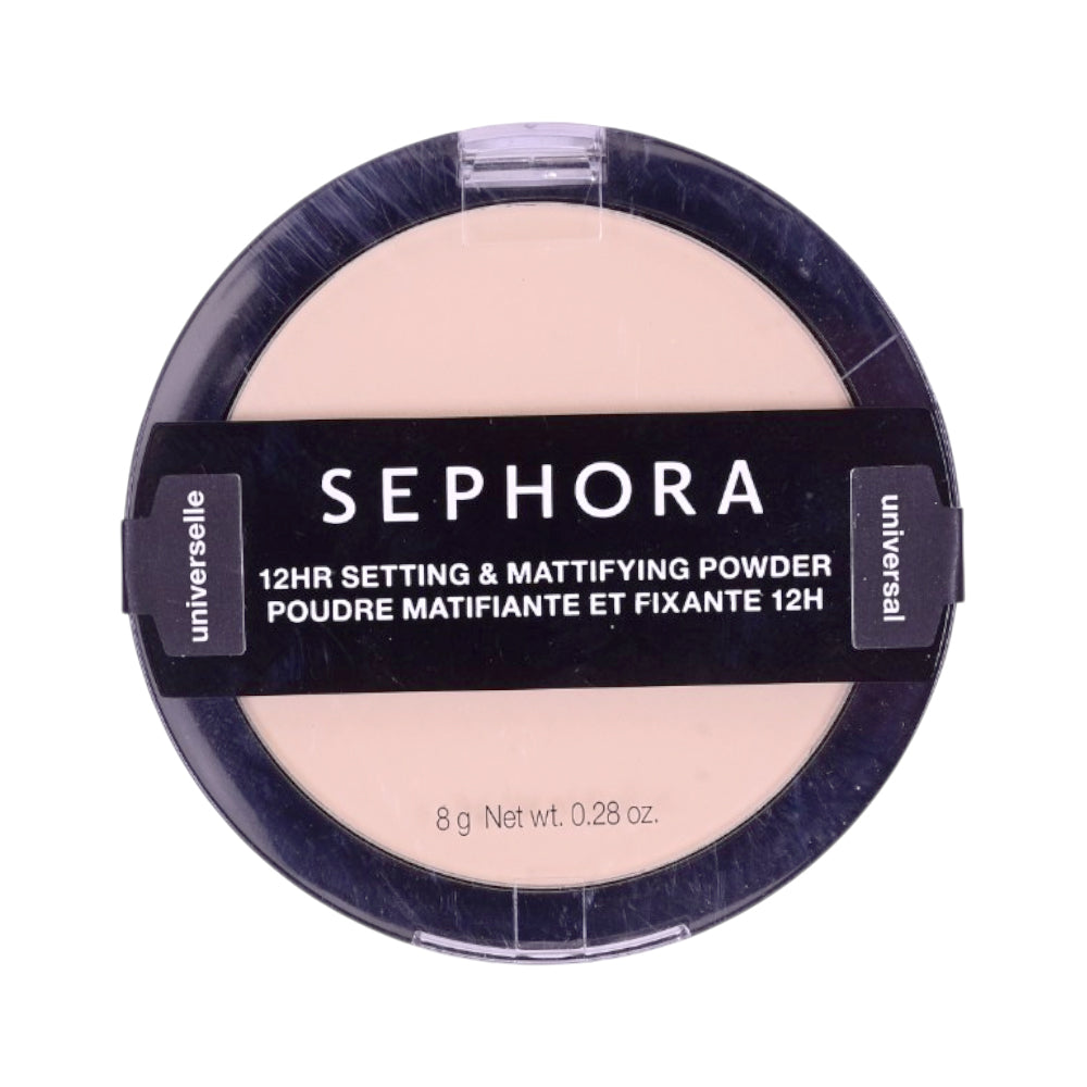 SEPHORA 12HR SETTING & MATTIFIYING POWDER UNIVERSAL 8G Default Title - MamasJan Makeup