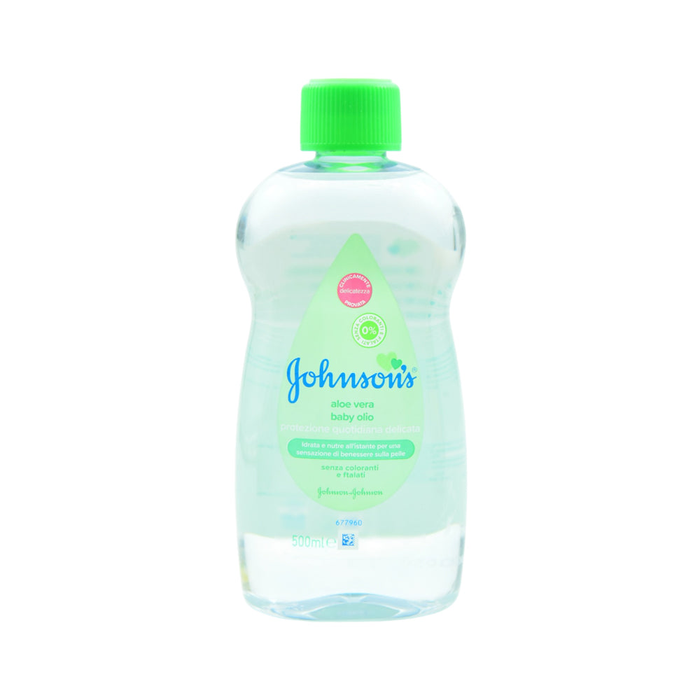 JOHNSON BABY OIL ALOE VERA 500 ML Default Title - MamasJan Baby Maternity Care