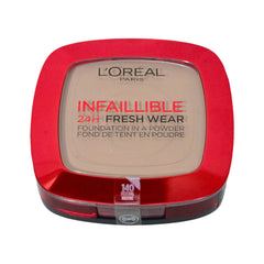 LOREAL INFAILLIBLE 24H FRESH WEAR POWDER 140 GOLDEN BEIG Default Title - MamasJan Makeup