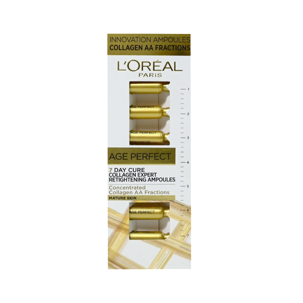 LOREAL AGE PERFECT COLLAGEN AMPOULES 7PCS Default Title - MamasJan Makeup