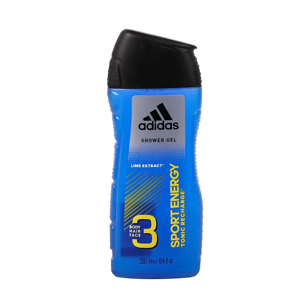 ADIDAS SHOWER GEL SPORT ENERGY LIME EXTRACT 3IN1 250 ML Default Title - MamasJan Grocery Nonfood