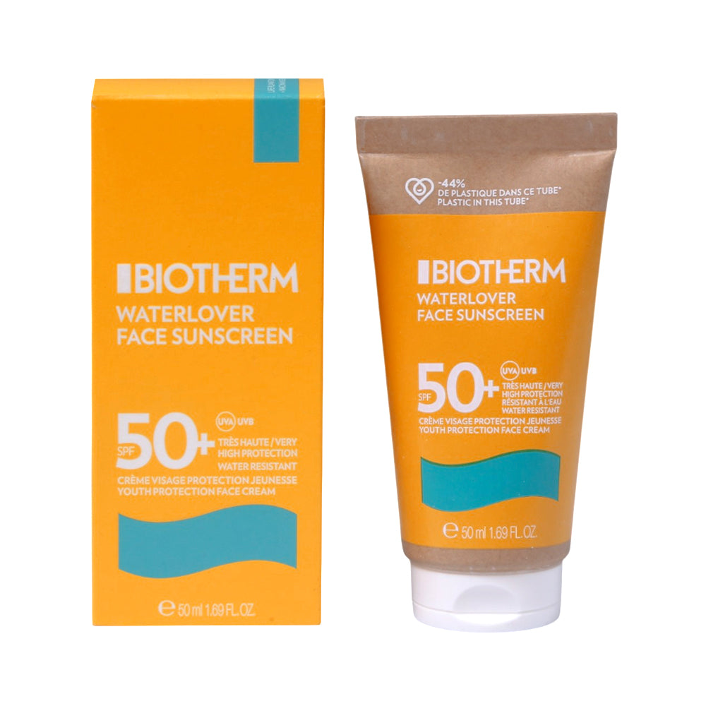 BIOTHERM SUN WATERLOVER FACE CREAM SPF50 50ML Default Title - MamasJan Makeup