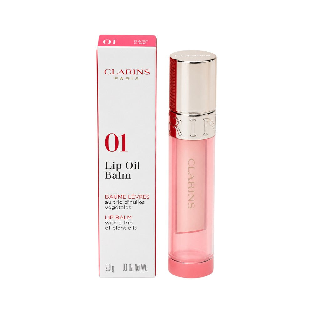 CLARINS LIP OIL BALM 01 PALE PINK 2.9 GM Default Title - MamasJan Makeup