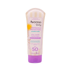 AVEENO BABY ZINC OXIDE SUNSCREEN SPF50 88ML Default Title - MamasJan skincare