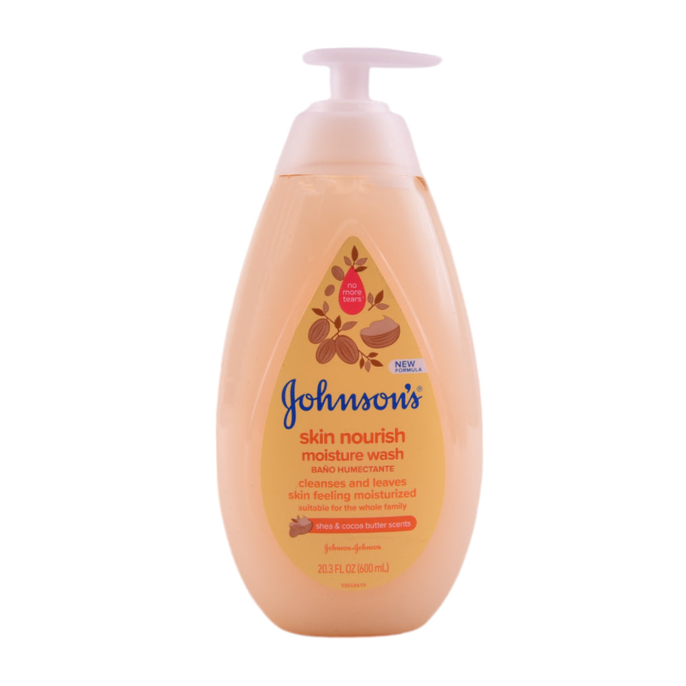JOHNSONS BABY WASH MOISTURE SHEA & COCOA BUTTER 600 ML Default Title - MamasJan Grocery Nonfood