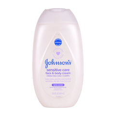 JOHNSON CREAM SENSITIVE CARE FACE & BODY 400 ML Default Title - MamasJan Grocery Nonfood