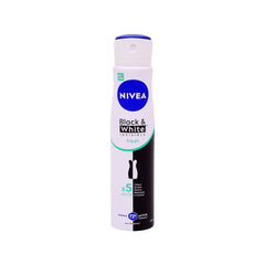 NIVEA DEODORANT BLACK & WHITE INVISIBLE FRESH 250 ML Default Title - MamasJan perfumes