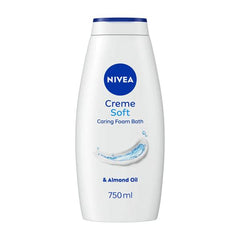 Nivea Shower Gel Cream Soft Caring Foam Bath 750Ml
