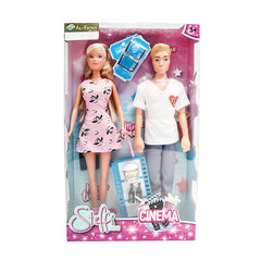 5733435 SIMBA STEFFI LOVE CINEMA TWIN DOLL SET D Default Title - MamasJan Toys