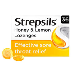 Strepsils Honey & Lemon 36 Default Title - MamasJan Medicine