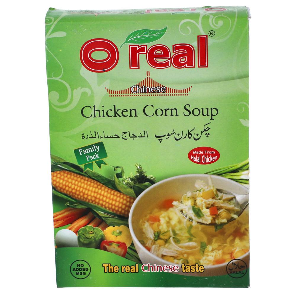 OREAL CHINESE CHICKEN CORN SOUP 45GM Default Title - MamasJan Grocery
