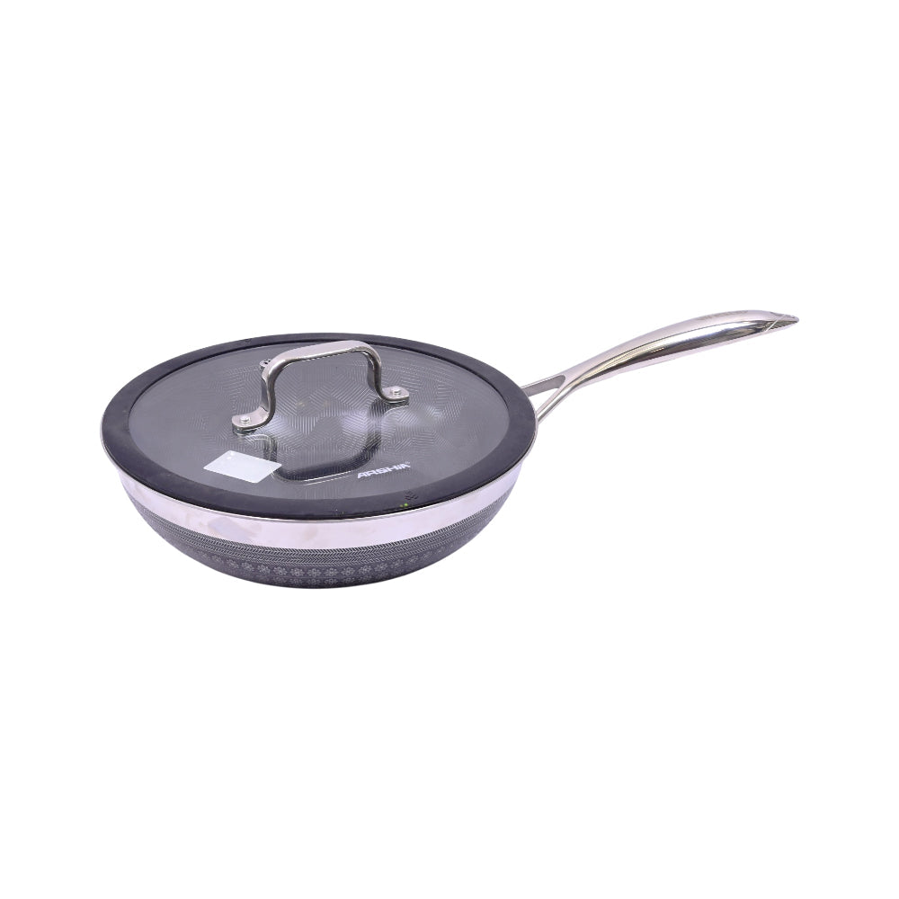 WOK ARSHIA 26CM SINGLE HANDLE SS622/3706 Default Title - MamasJan Crockery