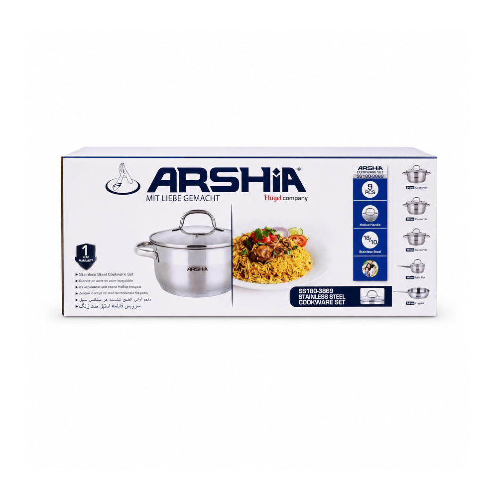 DAGCHI SET 9PC ARSHIA SS180/3869 Default Title - MamasJan Crockery